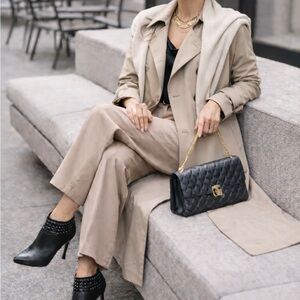 Enzo Angiolini Black Studded Heels